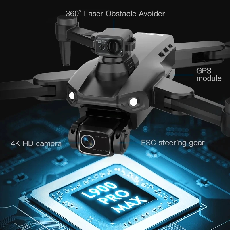 L900 Pro MAX GPS Drone 4K Prof - Drone Gimbal Brushless incelemesi ve fiyatı