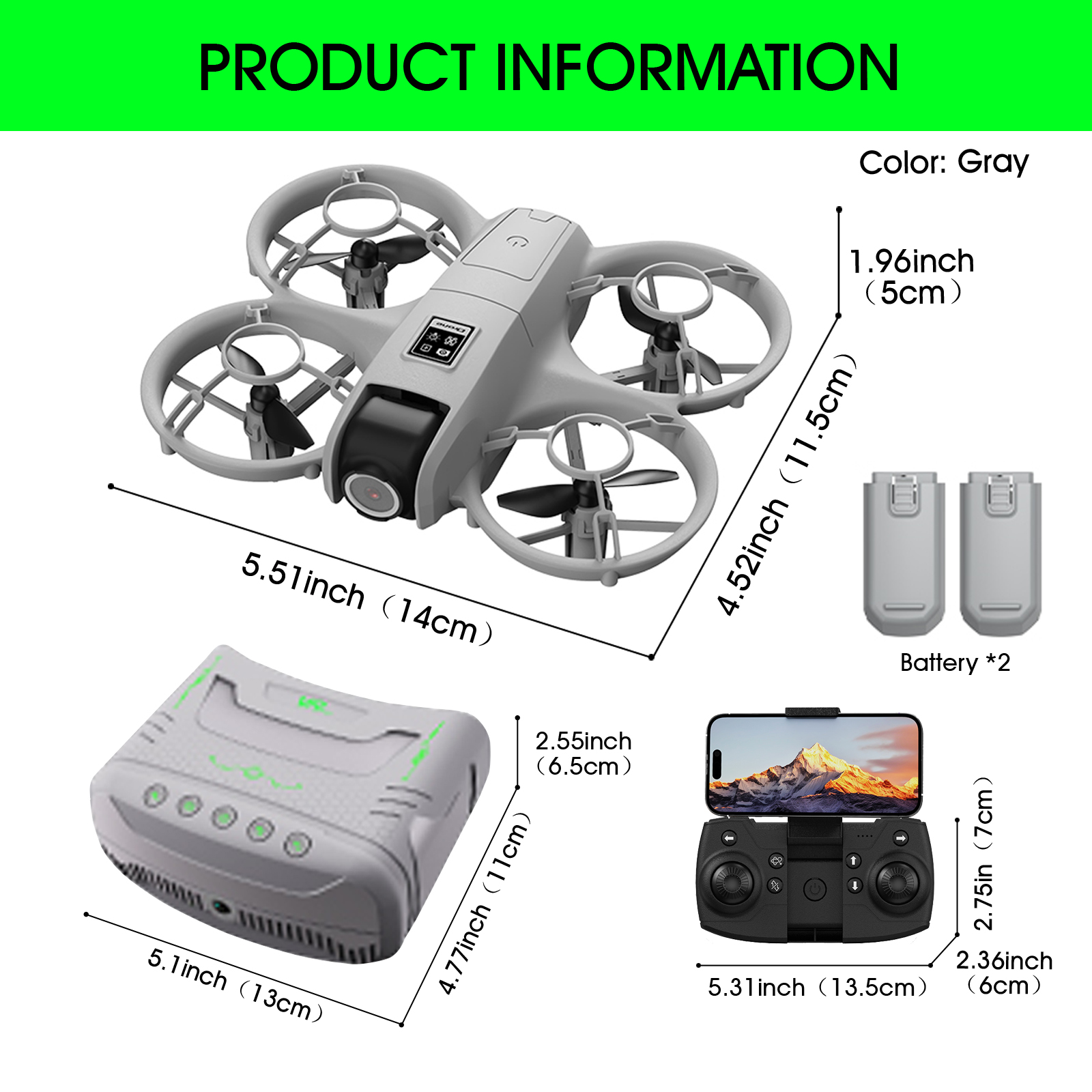 Mini Drone That Is Easy For Be - Drone Gimbal Brushless incelemesi ve fiyatı