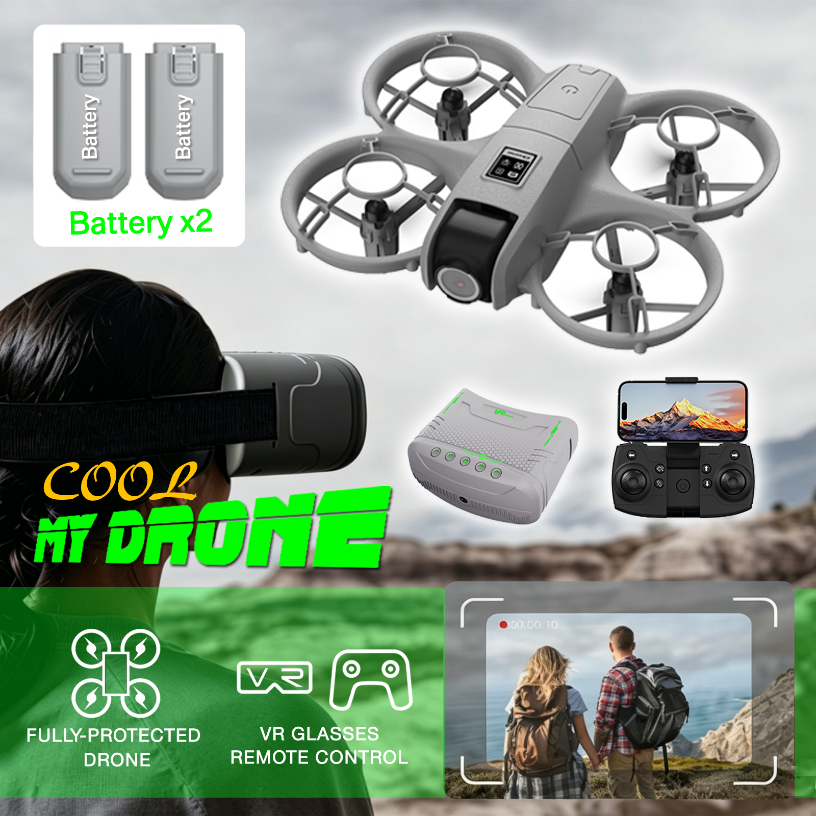 Mini Drone That Is Easy For Be - Drone Gimbal Brushless incelemesi ve fiyatı
