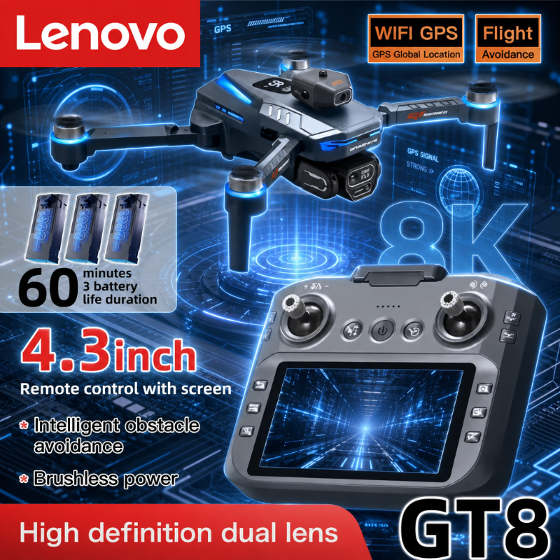 Lenovo GT8 8K Drone Profession - Drone Gimbal 3 Axis incelemesi ve fiyatı