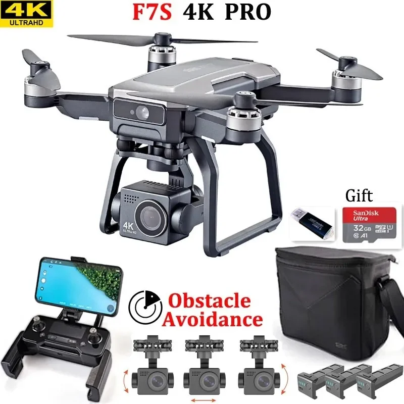 SJRC F7s 4K PRO Drone 4K obsca - Drone Gimbal 3 Axis incelemesi ve fiyatı