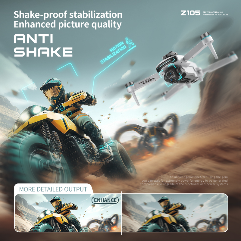 New Z105 RC Drone 8K Professio - Drone Gimbal 3 Axis incelemesi ve fiyatı