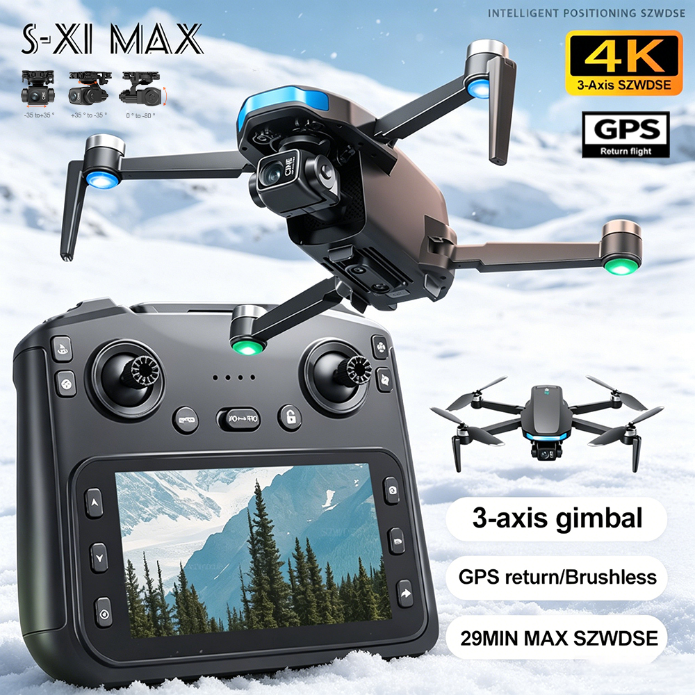 New S-X1 MAX Drone GPS 8K Prof - Drone Gimbal Mount incelemesi ve fiyatı