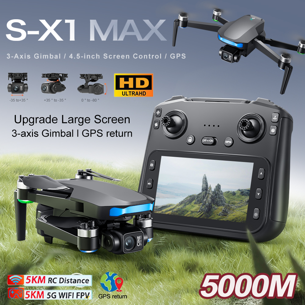 New S-X1 MAX Drone GPS 8K Prof - Drone Gimbal Mount incelemesi ve fiyatı