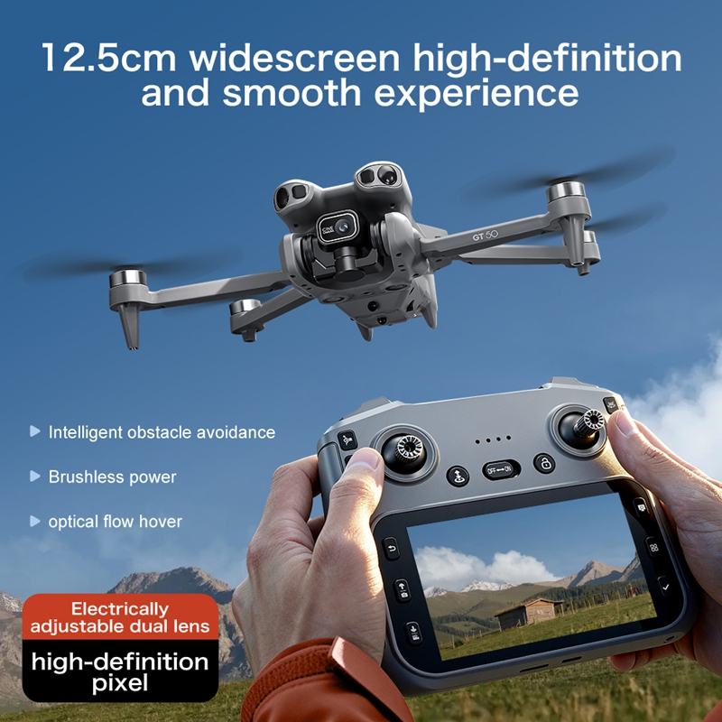 GT50 Mini Drone Dual Camera 8K - Drone Gimbal Brushless incelemesi ve fiyatı